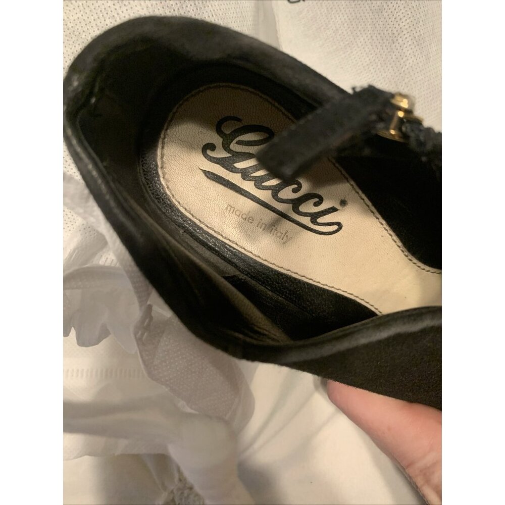 Gucci Black Suede Ankle Bootie - Picture 7 of 9